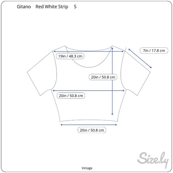 Gitano Collection Vintage Y2K 90s Womens South Pacific Red Striped Cropped Shirt - Picture 8 of 9